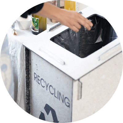 リサイクルボックスの写真