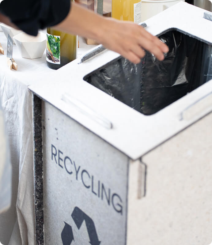 リサイクルボックスの写真