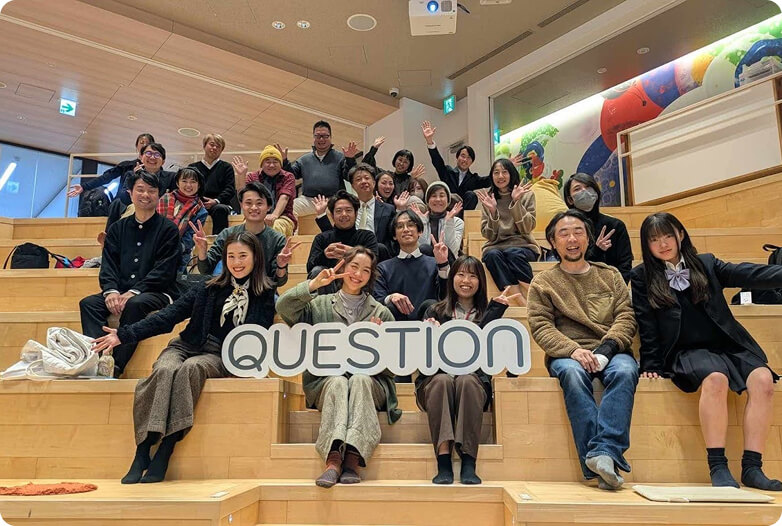 会場での集合写真